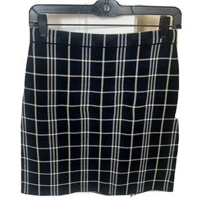 Theory plaid mini skirt.